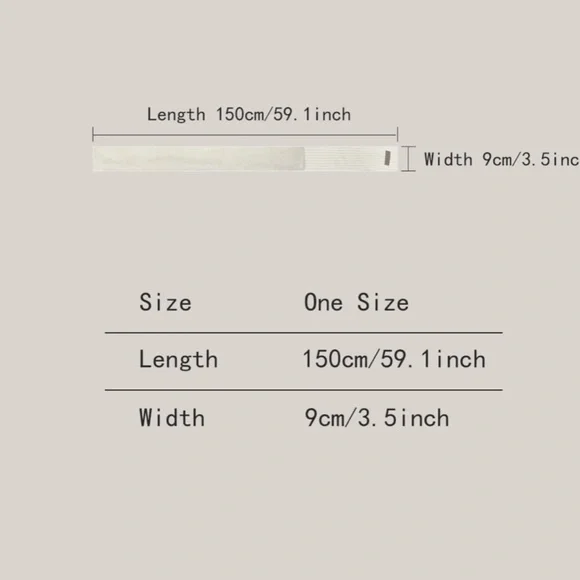 Beige / Cream Fuzzy Cable Knit Scarf Stretchy and Soft - Picture 4 of 5